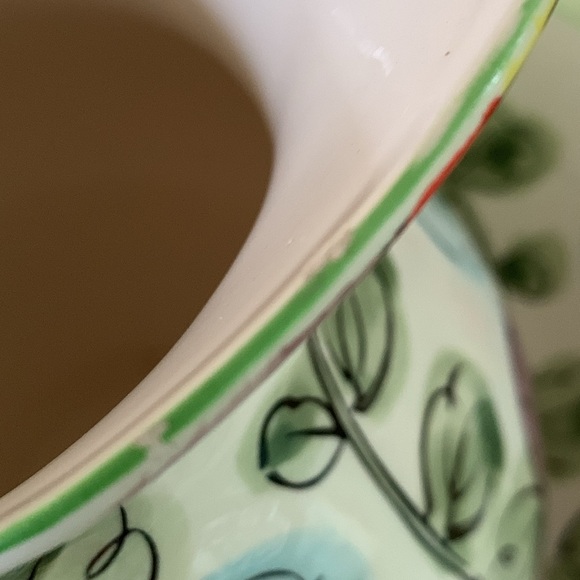 Vintage Floral painted pitcher and basin set, made in Japan - Picture 16 of 16